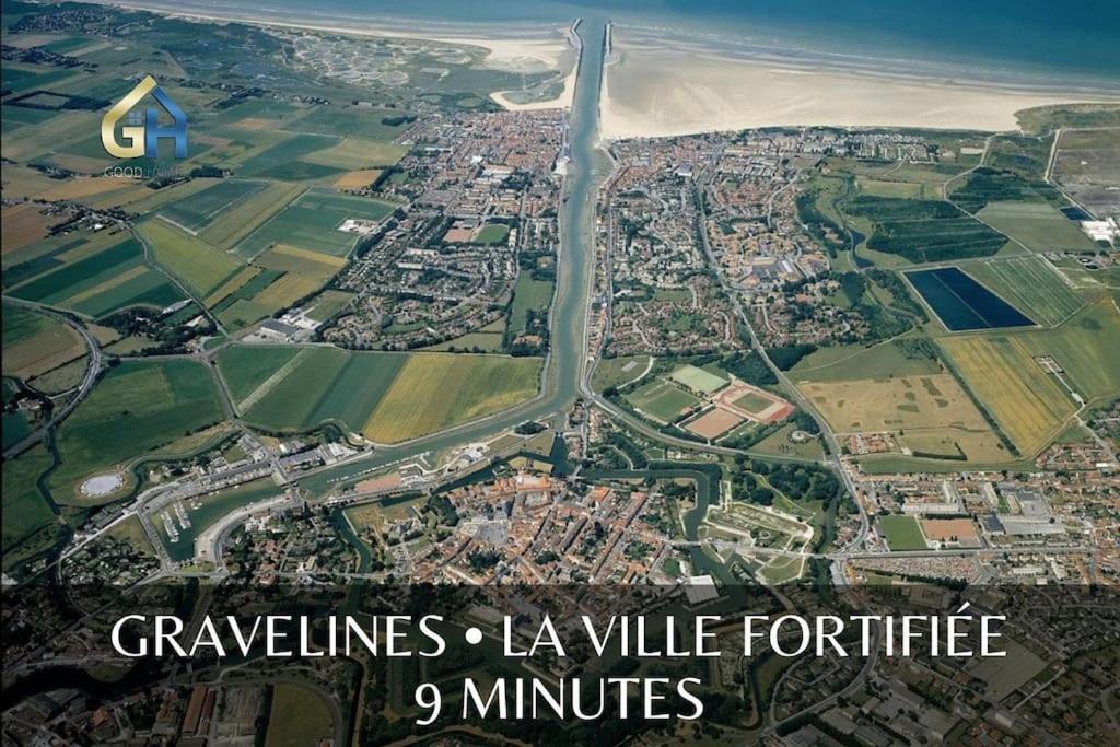 Villa *L'Ecrin De L'Etang* Depaysement Assure Bourbourg Esterno foto